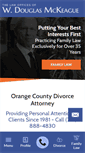 Mobile Screenshot of ocdivorcelaw.com